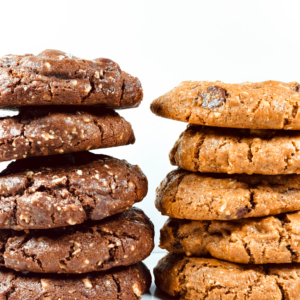 Bandeja de 10 cookies veganas y sin gluten (ya horneadas)